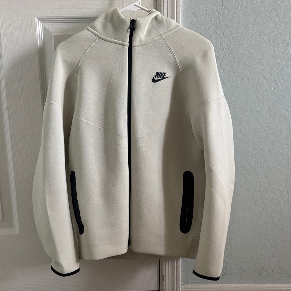 Nike (Tech) Cream Zip-Up Hoodie